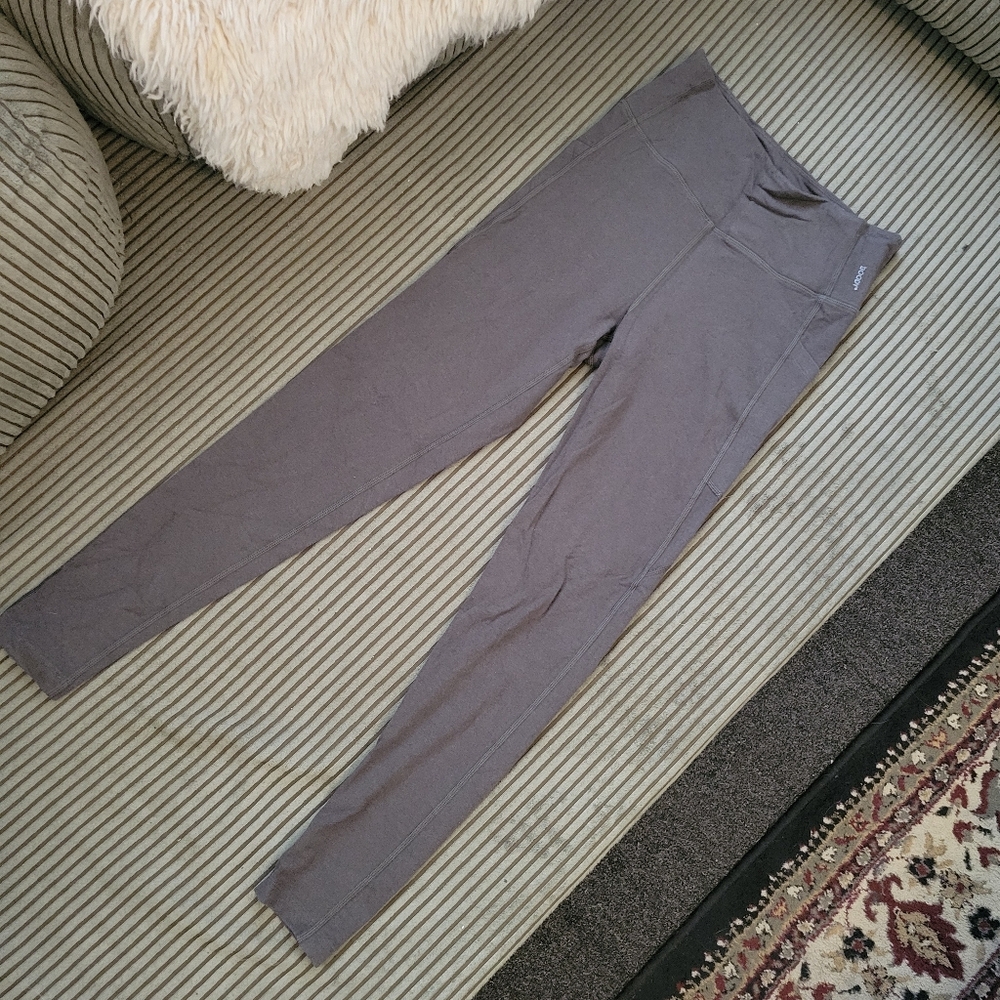 Boody Bamboo & Organic Cotton Leggings - Size Small, Moss Green